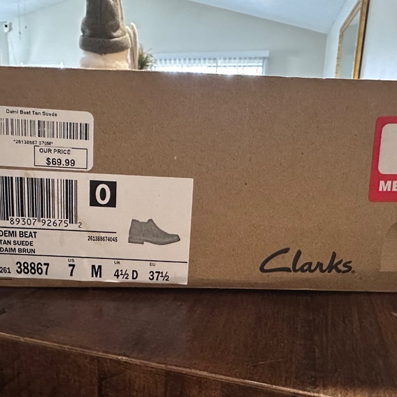 Clark shoes- Demi Beat tan suede - Picture 5 of 5